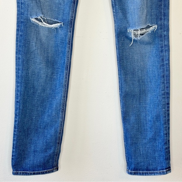 Rag & Bone Dre Low-Rise Slim Boyfriend Jean Mission with Holes Color Size 24 - Picture 4 of 12